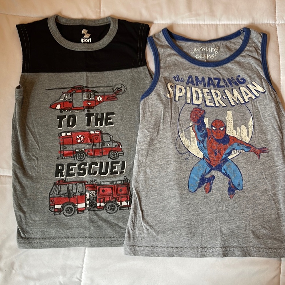 Jumping beans and place sport boys 4t muscle shirt bundle